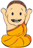 happy monk